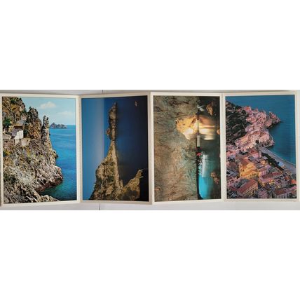 Set of 18 postcards of Amalfi coast. Costiera Amalfitana