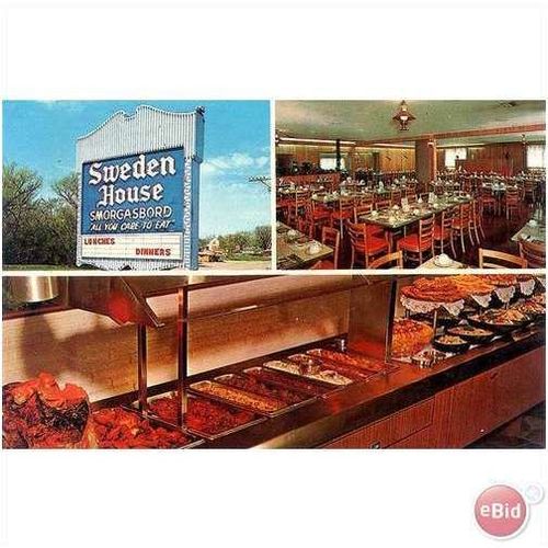 1960's Sweden House Smorgasbord, Illinois & Florida