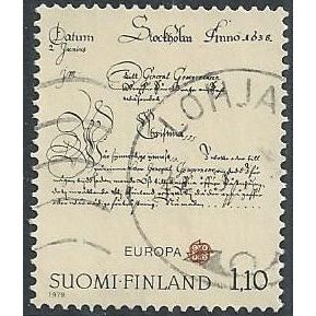 Mi 842: 1 Mk. 10 multicoloured Europa: Postal History.
