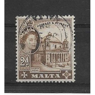 Malta.SG270 2d Mosta Church.Fine Used.Mar17d