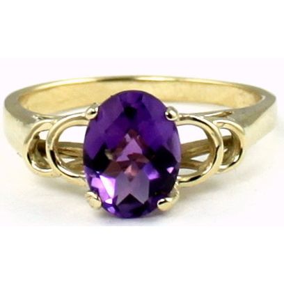 Amethyst, 10KY Gold Ring, R300