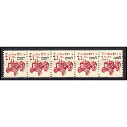 2127b 7.1c Tractor Very Fine MNH Dry Gum PNC 1/5 X0898