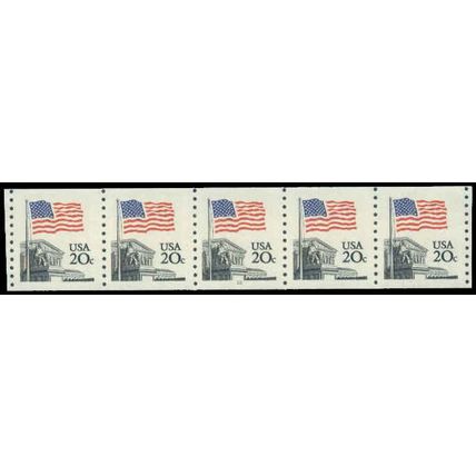 1895a 20c U.S. Flag Very Fine MNH SG PNC 12/5 P0345