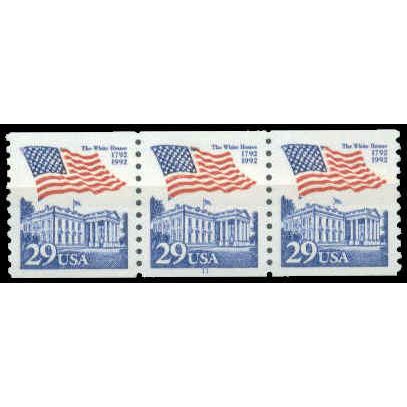 2609 29c U.S. Flag Over White House Very Fine MNH PNC 11/3 W1574