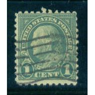 Used 581 1c Benjamin Franklin Average A16259