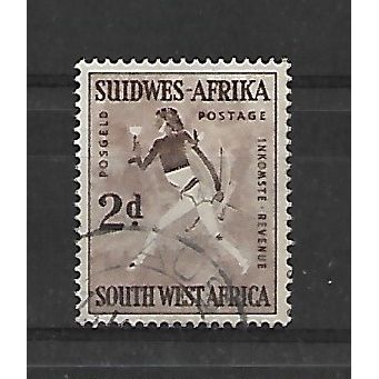 SouthWestAfrica.SG155 2d "White Lady" (rock painting).Fine Used.May21m