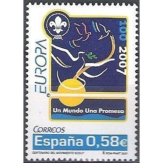 España 2007 Michel 4215 Neuf ** Cote (2008) 1.80 € Europa CEPT Scoutisme