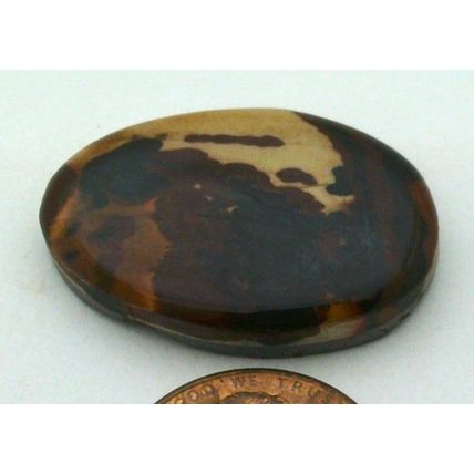 Indian Paint Stone Rhyolite Freeform Gemstone Cabochon 378