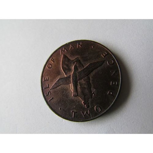 1977 QUEEN ELIZABETH II ISLE OF MAN TWO PENCE FREE POST. AX