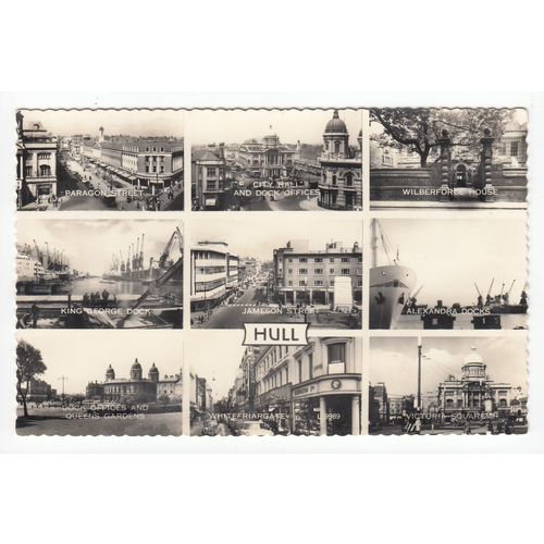 Hull Multiview RP Postcard V65
