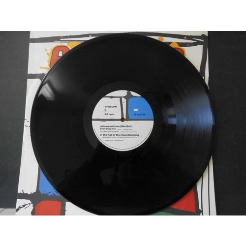 ERASURE 12" SINGLE.IT DOESN'T HAVE TO BE, MUTE 1987, 3 TRACKS , EXCELLENT CONDIT