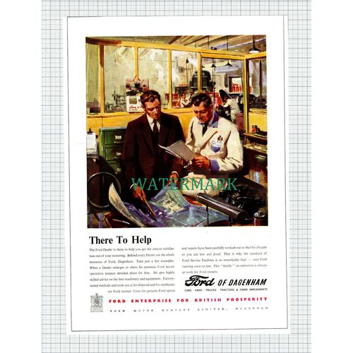 (X11) Ford Motor Company Ltd Dagenham - Advert - 1949 Clip