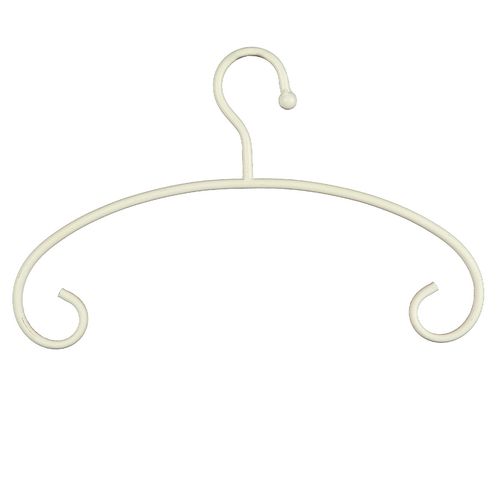 Kleiderbügel aus eisen - antikweiss