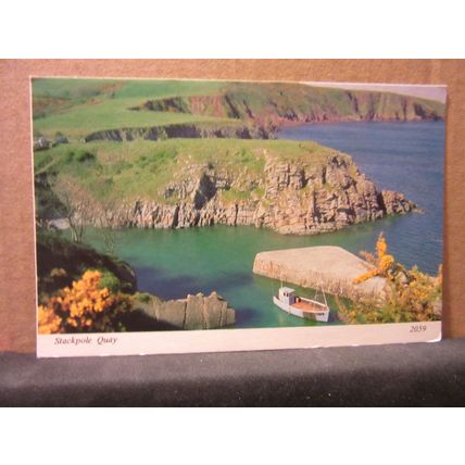 STACKPOLE QUAY, PEMBROKESHIRE, , Wales.. unused postcard by Archway. vgc =