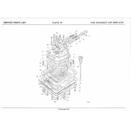 Wolseley 6/99 And 6/110 Parts Catalogue AKD1150 3rd Edition 1962 PDF