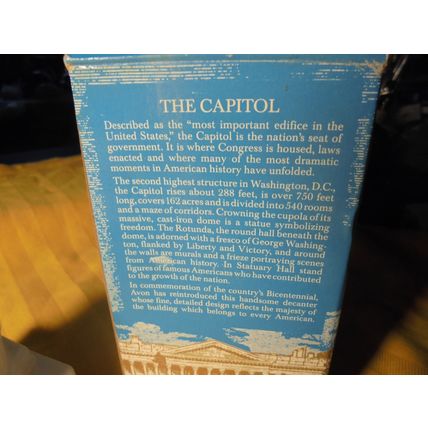 1970's AVON The CAPITOL BUILDING Mint in Box!! $15.00 obo!