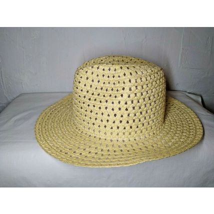 Straw "Cowboy Hat" Panama - One Size Fits Most- Lightweight/Tall Fast Shipping!