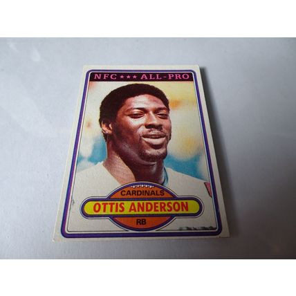 1980 Topps Football Card # 170 Ottis Anderson Very Good (3) St Louis Cardinals
