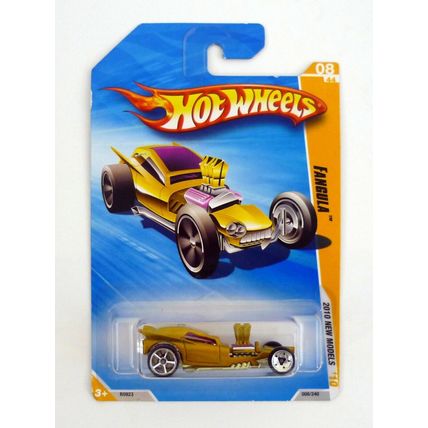 Hot Wheels Fangula 008/240 New Models 08/44 Gold Die-Cast Car 2010
