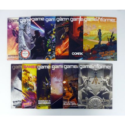 Game Informer Magazine Lot of 13 #305-316 + 323 GameStop 2018-19