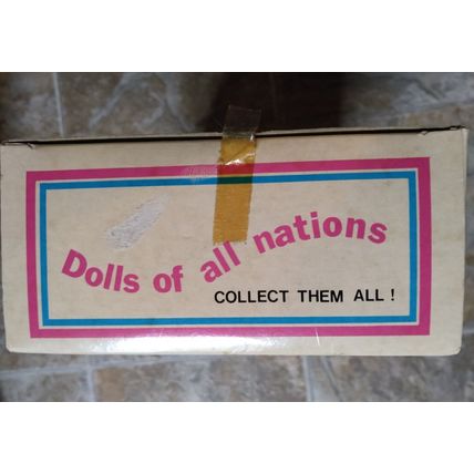 Dolls Of All Nations Italy #1052 in Box! VINTAGE! Hills Dept. Store Stock