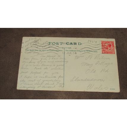 1924 fr Postcard - Norwich Cathedral scene S.E - Norfolk
