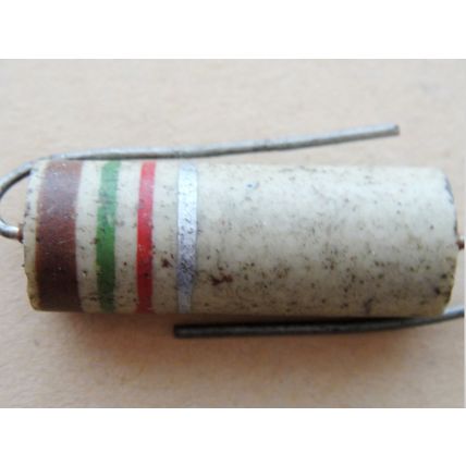 1.5KΩ Erie 5 Watt Carbon Ceramic Resistors x5. New Old Stock. For Valve Amp