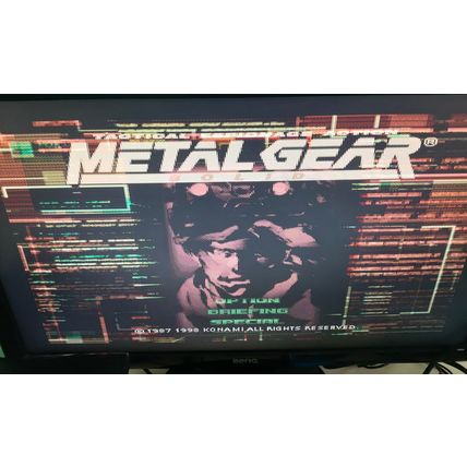 Metal Gear Solid Demo Disc with error Sony PlayStation PS1 PAL SLED-01775