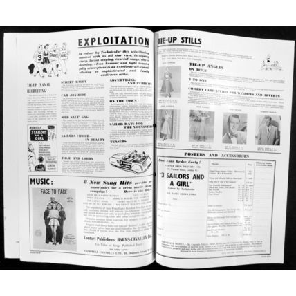 3 SAILORS AND A GIRL 1953 Jane Powell, Gordon MacRae, Gene Nelson CAMPAIGN BOOK
