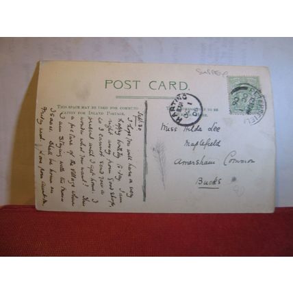 HARTING, SUSSEX used antique postcard by Valentine 1906 pm =