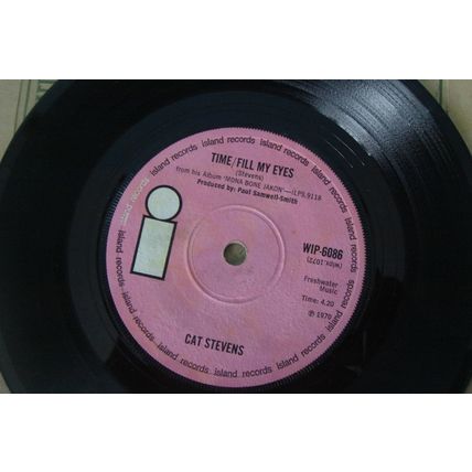 A4-CAT STEVENS-‎Lady D'Arbanville–UK 7" SINGLE-1970-VG-PINK i Cat Stevens ‎