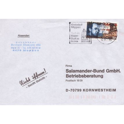 TEN COVERS GERMANY COLLECTION Slogans Advertising Commercial ZAYIX 0524M0130