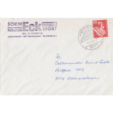 TEN COVERS GERMANY COLLECTION Slogans Advertising Commercial ZAYIX 0524M0129