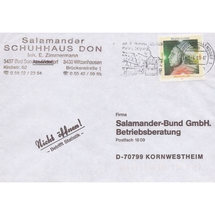 TEN COVERS GERMANY COLLECTION Slogans Advertising Commercial ZAYIX 0524M0130
