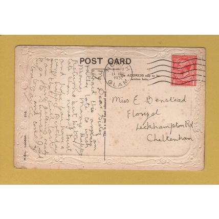 Sincere Birthday Wishes - Postally Used - Neath 14th August 1932 Glam.