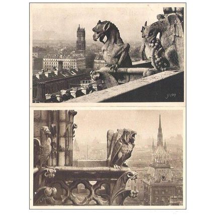 75 - Paris - Notre Dame - 2 cartes postales