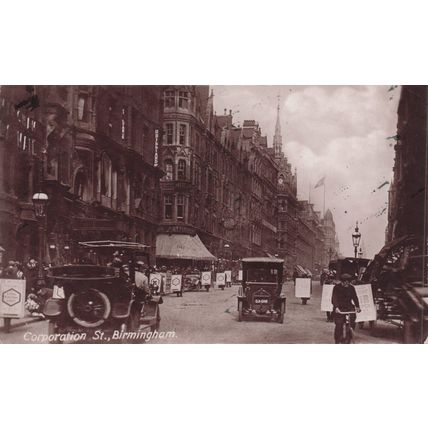 Leisure Fair Open Advertising Corporation Street Birmimgham Old WW1 Postcard