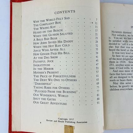 Uncle Arthurs BEDTIME STORIES by Arthur S Maxwell Classic Childrens Two Book Lot