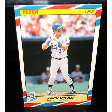 FLEER 1988 KEVIN SEITZER SUPER STARS BASEBALL CARD #35 OF 44