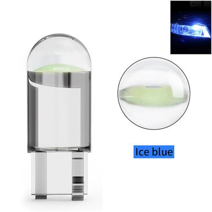 2 x T10 CAR 501 LED SIDE LIGHT BULBS 1 COB SMD W5W BULB Blue Pink Green White