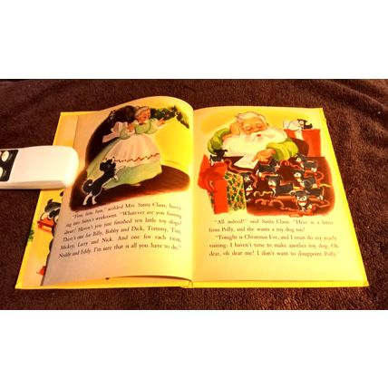 Wonder Book Series Polly's Christmas Present By Irma Wilde 1953 Great Condition