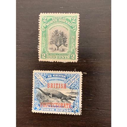 North Borneo rare stamps , year 1886-1902