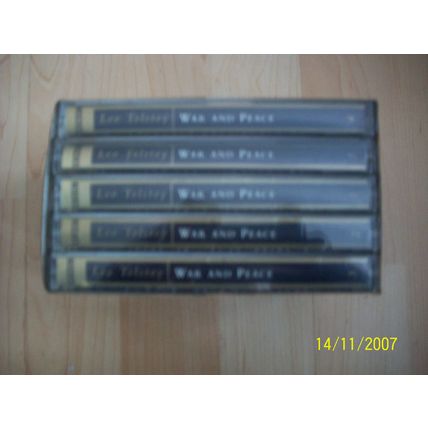 WAR and PEACE by Leo Tolstoy -10 Cassettes Box set BBC Radio Collection