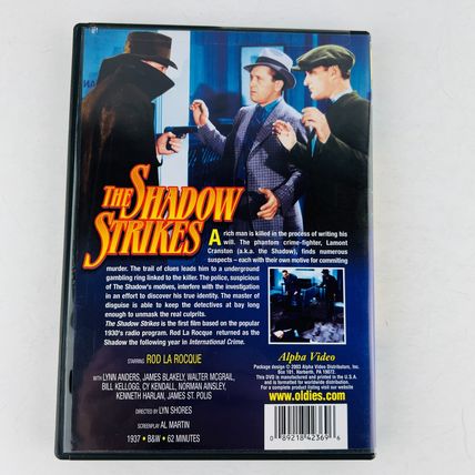 The Shadow - The Shadow Strikes DVD Rod La Rocque