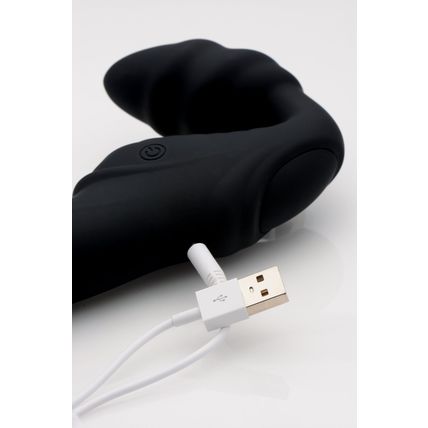 Pro Rider 9X Vibrating Silicone Strapless Strap On w Remote Control Pegging Vibe