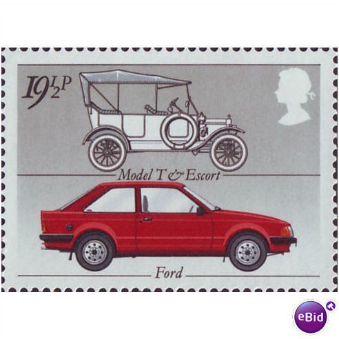 Great Britain 1982 British Motor Cars 19½p Ford Escort Unmounted Mint SG 1199