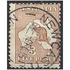 Australia 1913 SG8 5d Chestnut Fine/Very Fine Used. .