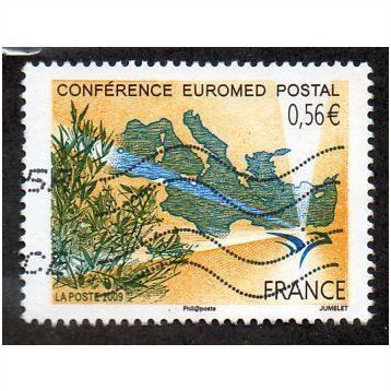 FRA 2009 56c 'EUROMED POSTAL CONFERENCE' FINE USED (EBID11172)