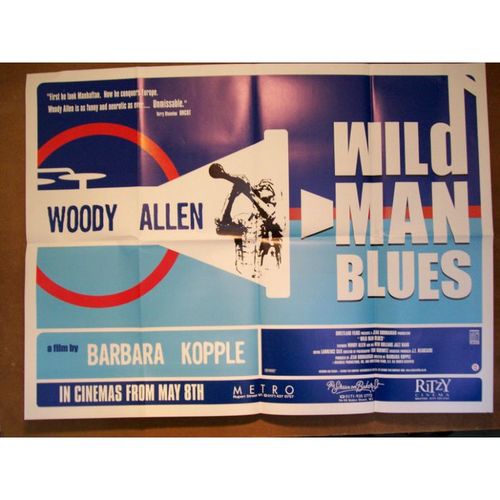 WILD MAN BLUES Woody Allen 1997 Movie Quad Poster