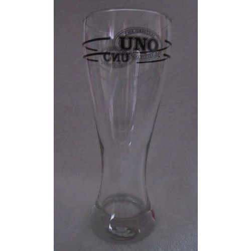 UNO The Original Chicago Pizzeria Pilsner Beer Glass 8.25 inches Tall